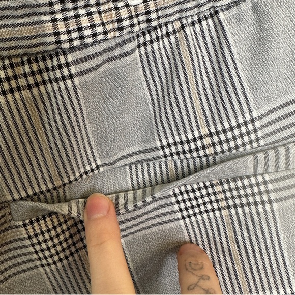 H&M grey plaid jogger pants - Picture 12 of 14